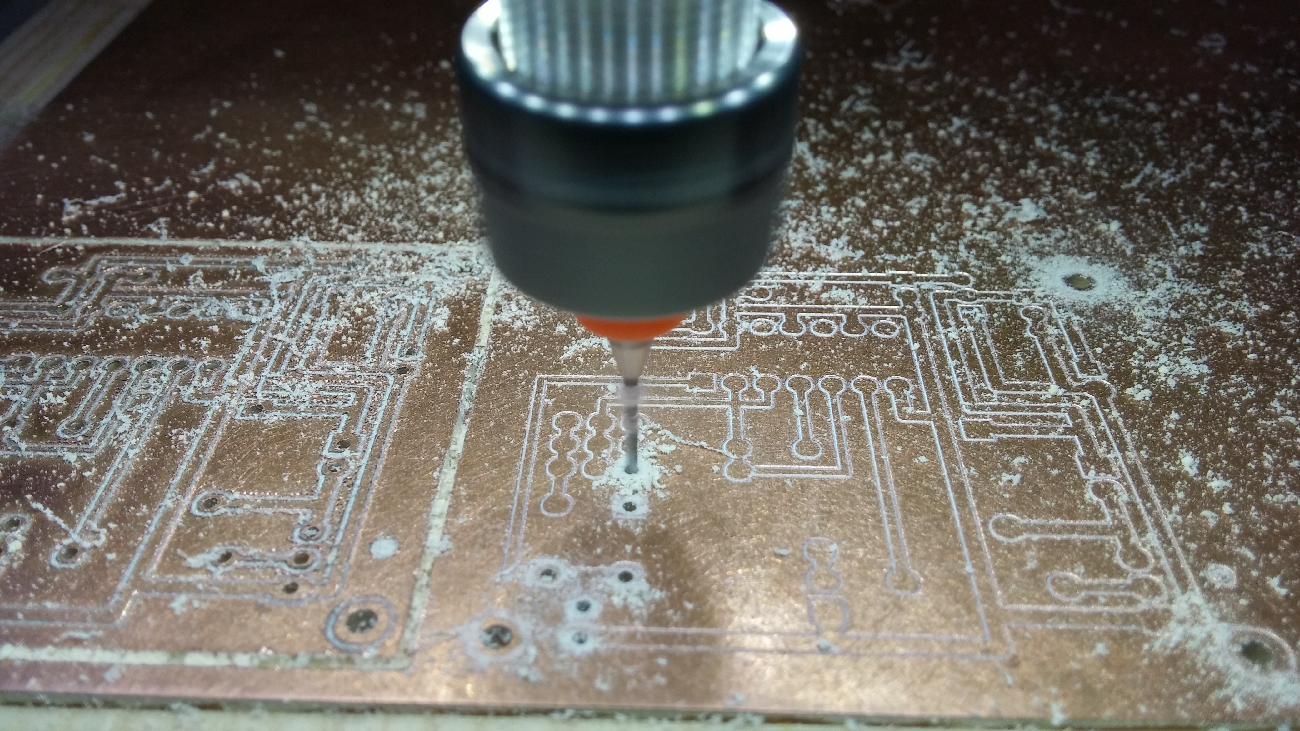 How to mill a through hole PCB Inventables